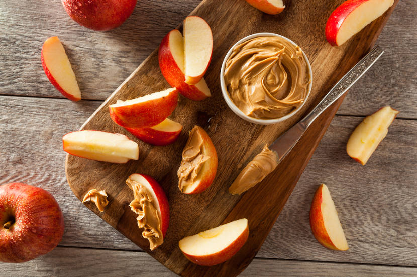 Apple with nut butter