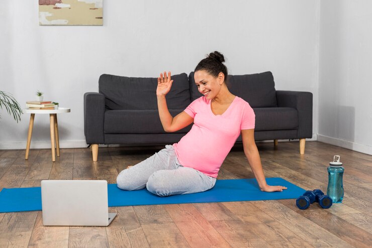 pregnancy stretches